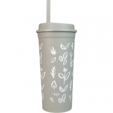 COPO CANUDO SLIM 650ML - NATURALS CUIDE-SE